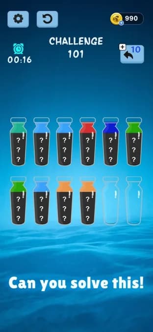 Water Color Sort — لقطة شاشة 4