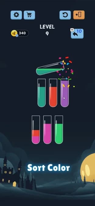 Water Color Sort — لقطة شاشة 5