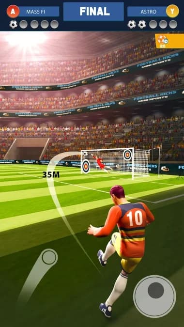 Soccer Kicks Strike Game — لقطة شاشة 5