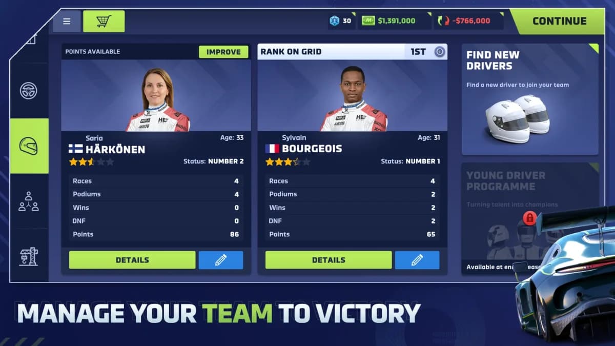 Motorsport Manager 4 — لقطة شاشة 2