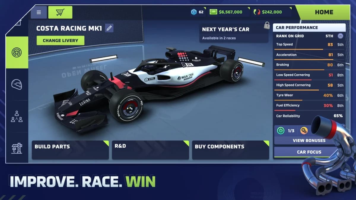 Motorsport Manager 4 — لقطة شاشة 5