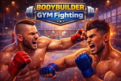 Bodybuilder GYM Fighting
