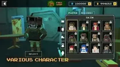 Pixel Z Gunner 3D — لقطة شاشة 4
