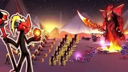 Stickman War: Defense Battle — لقطة شاشة 1