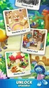 Smurfs Magic Match — لقطة شاشة 2