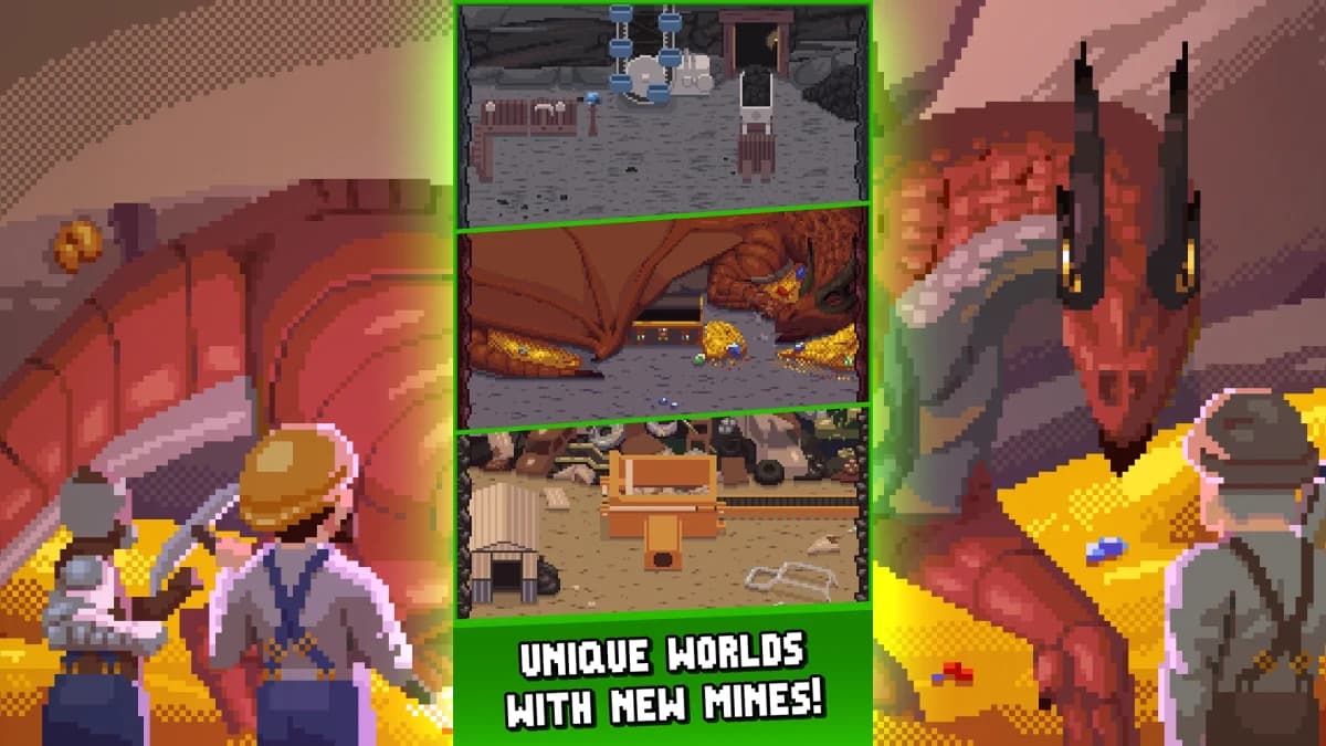 Idle Cave Miner — لقطة شاشة 1