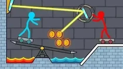 Red and Blue Stickman — لقطة شاشة 3