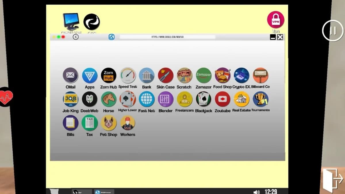 Streamer Life Simulator — لقطة شاشة 1