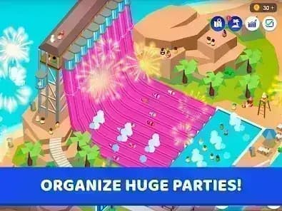 Idle Theme Park Tycoon — لقطة شاشة 1