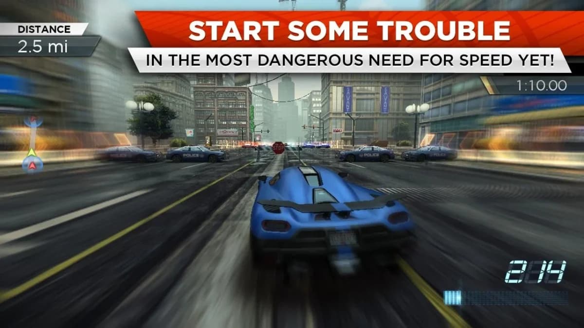 Need For Speed Most Wanted — لقطة شاشة 4