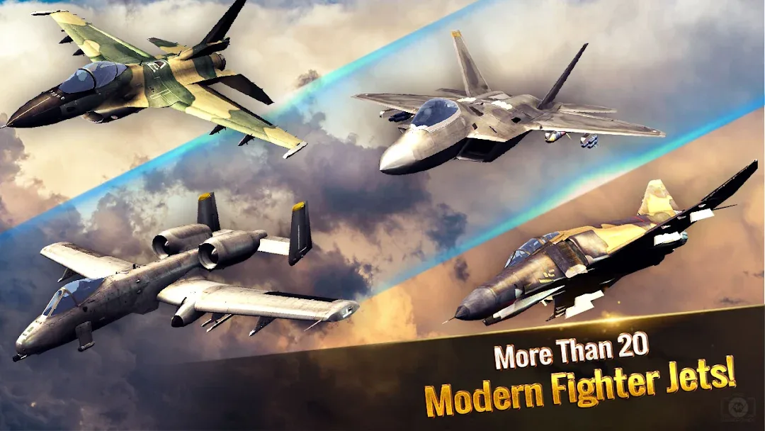 لعبة Ace Fighter مهكرة مهكرة — لقطة 3