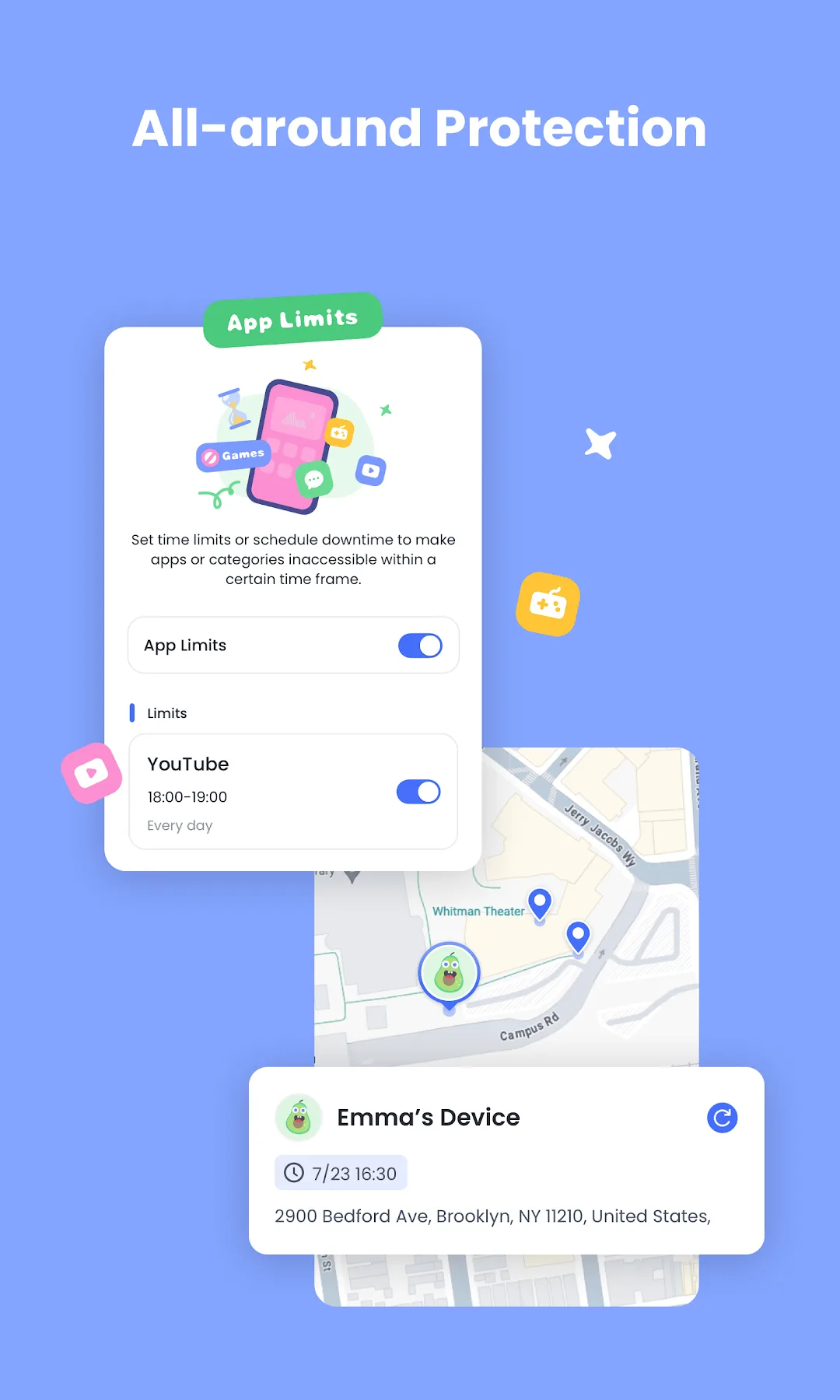 برنامج مراقبة الأطفال من إيردرويد مهكر مهكر — لقطة 2