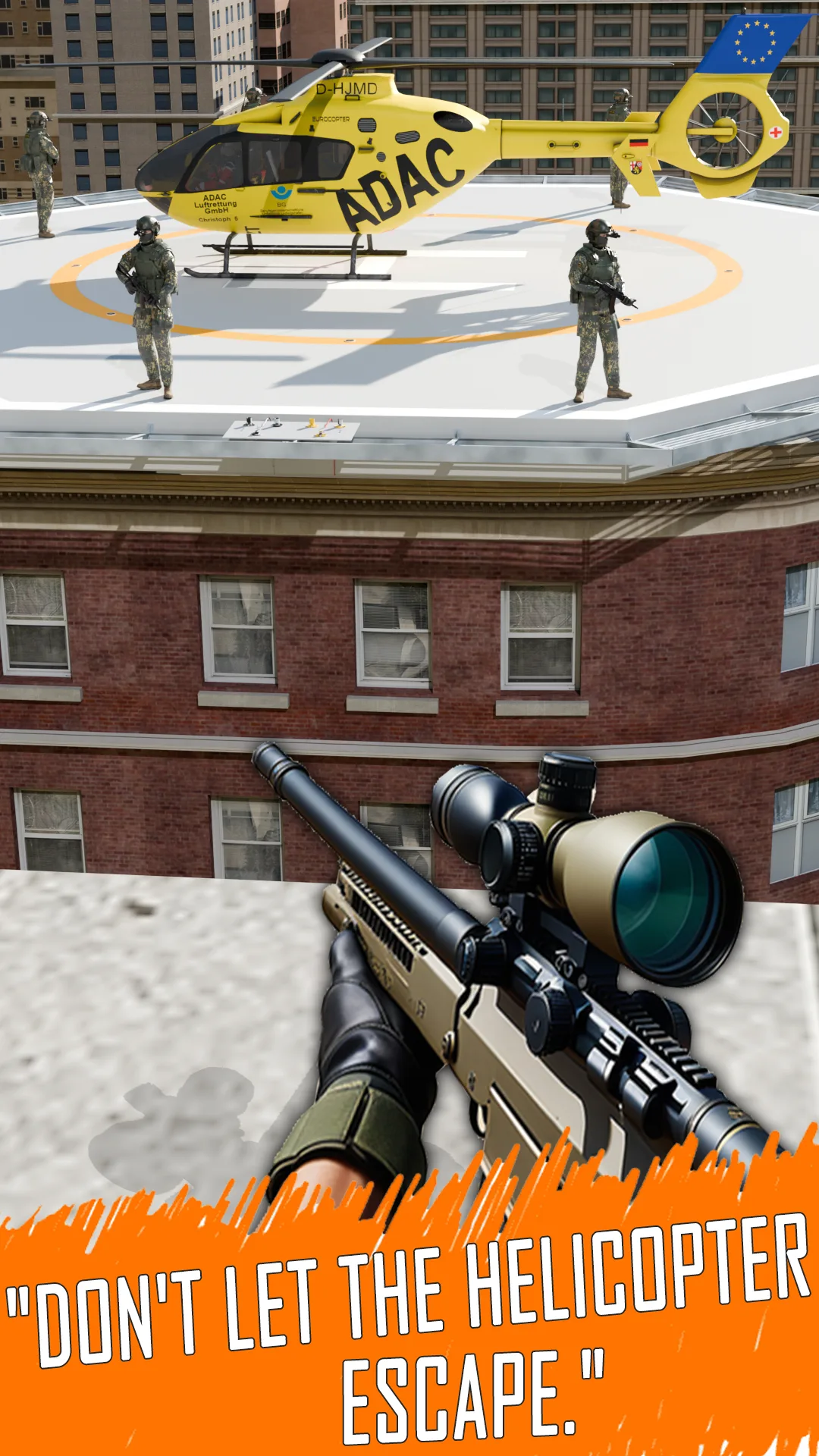 لعبة American Sniper 3D مهكرة مهكرة — لقطة 1
