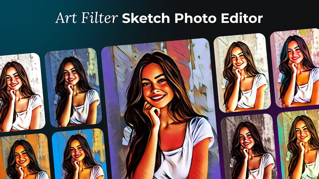 تطبيق فلتر الفن والرسم المهكر مهكر — لقطة 1