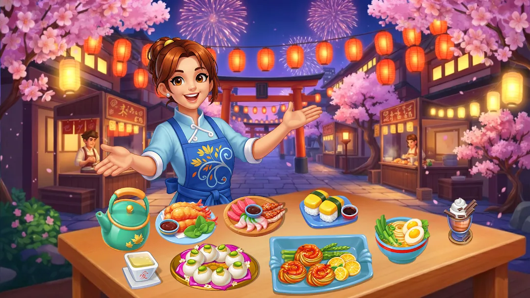 لعبة Asian Cooking Star مهكرة مهكرة — لقطة 2