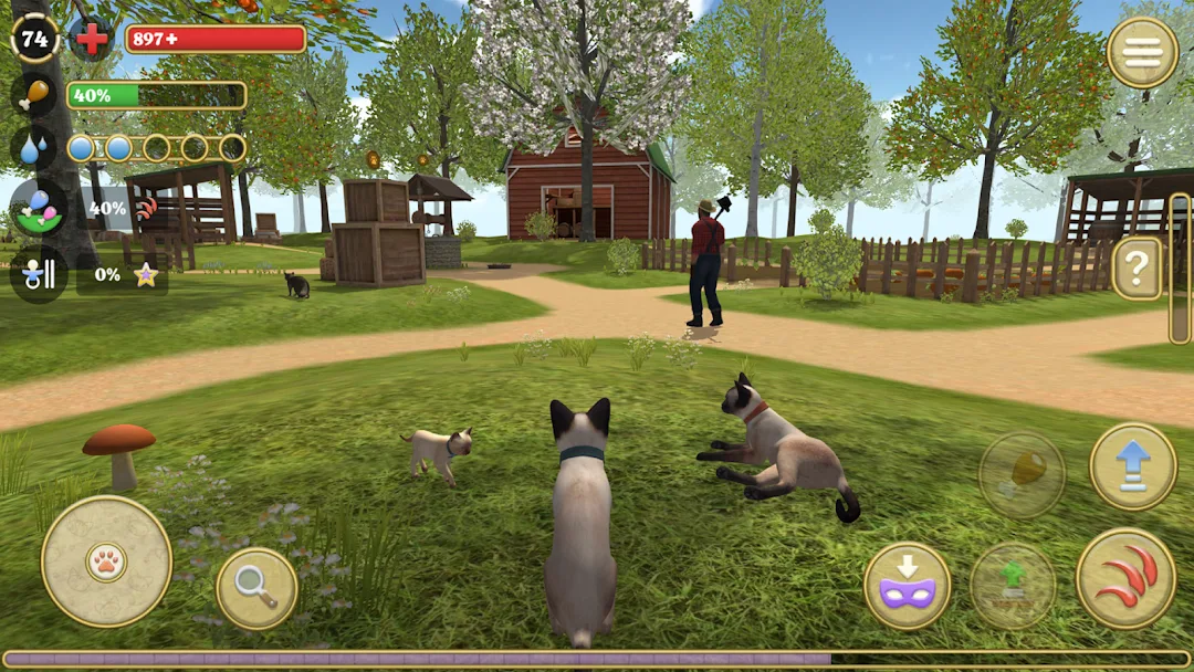 Cat Simulator: Kitties Family MOD Screenshot 2