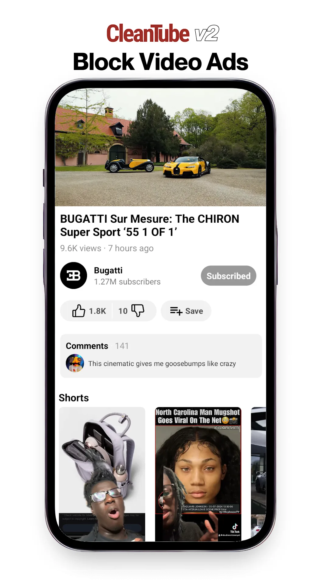 برنامج CleanTube مهكر مهكر — لقطة 1
