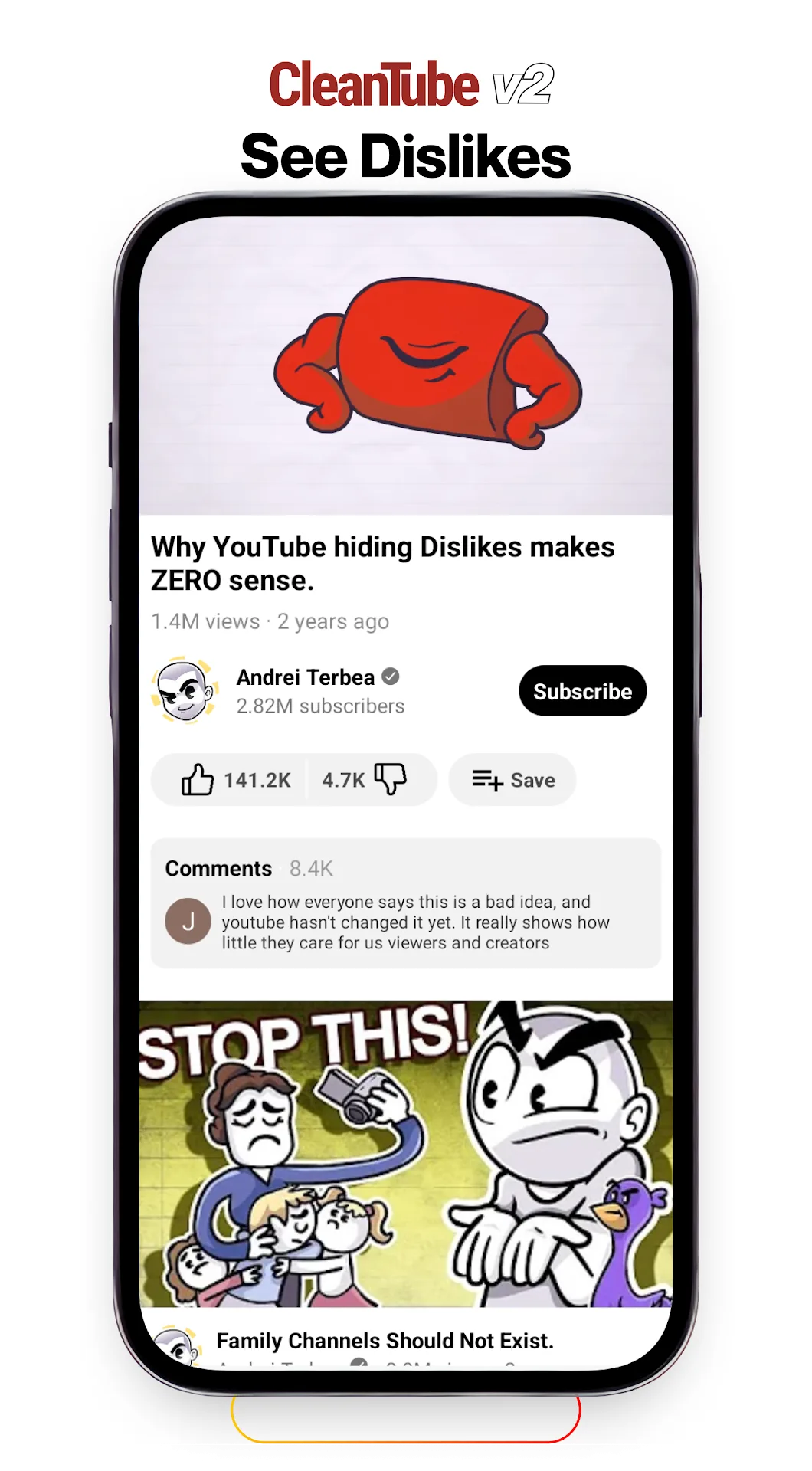 برنامج CleanTube مهكر مهكر — لقطة 2