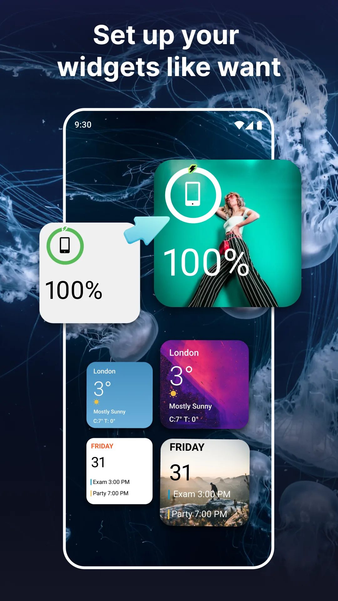 ويدجت الألوان iOS 17 مهكر مهكر — لقطة 3
