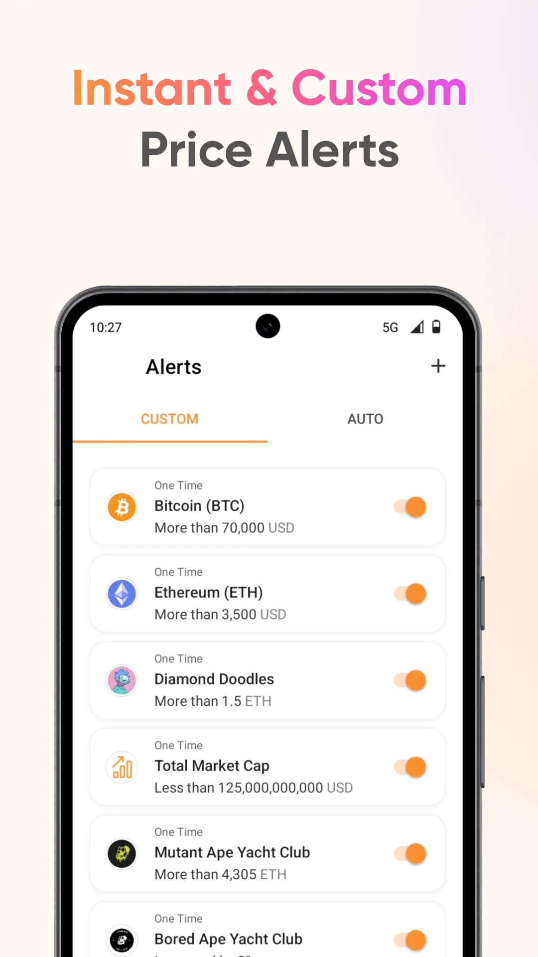 تطبيق تتبع العملات الرقمية مهكر مهكر — لقطة 3