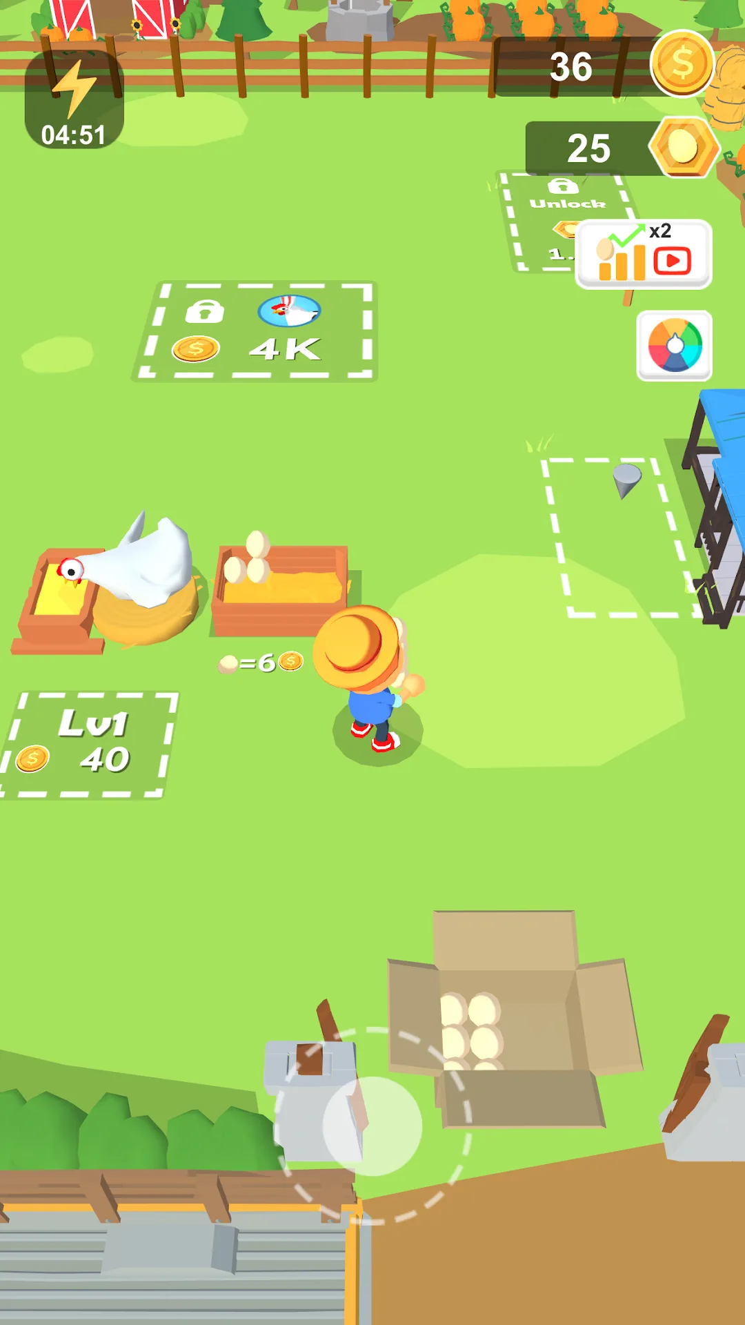 Egg Farm Tycoon MOD APK — Screenshot 1
