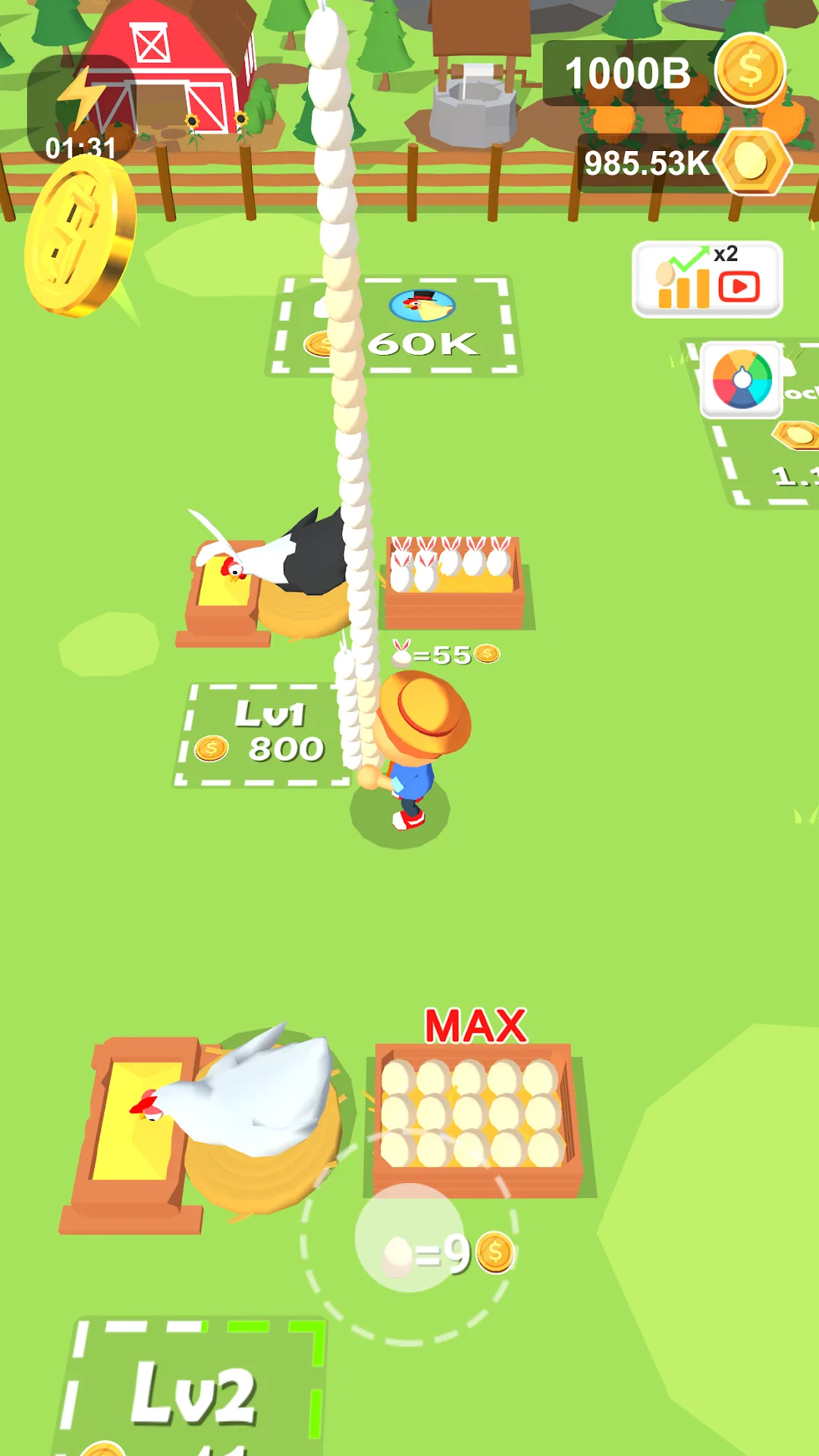 Egg Farm Tycoon MOD APK — Screenshot 2