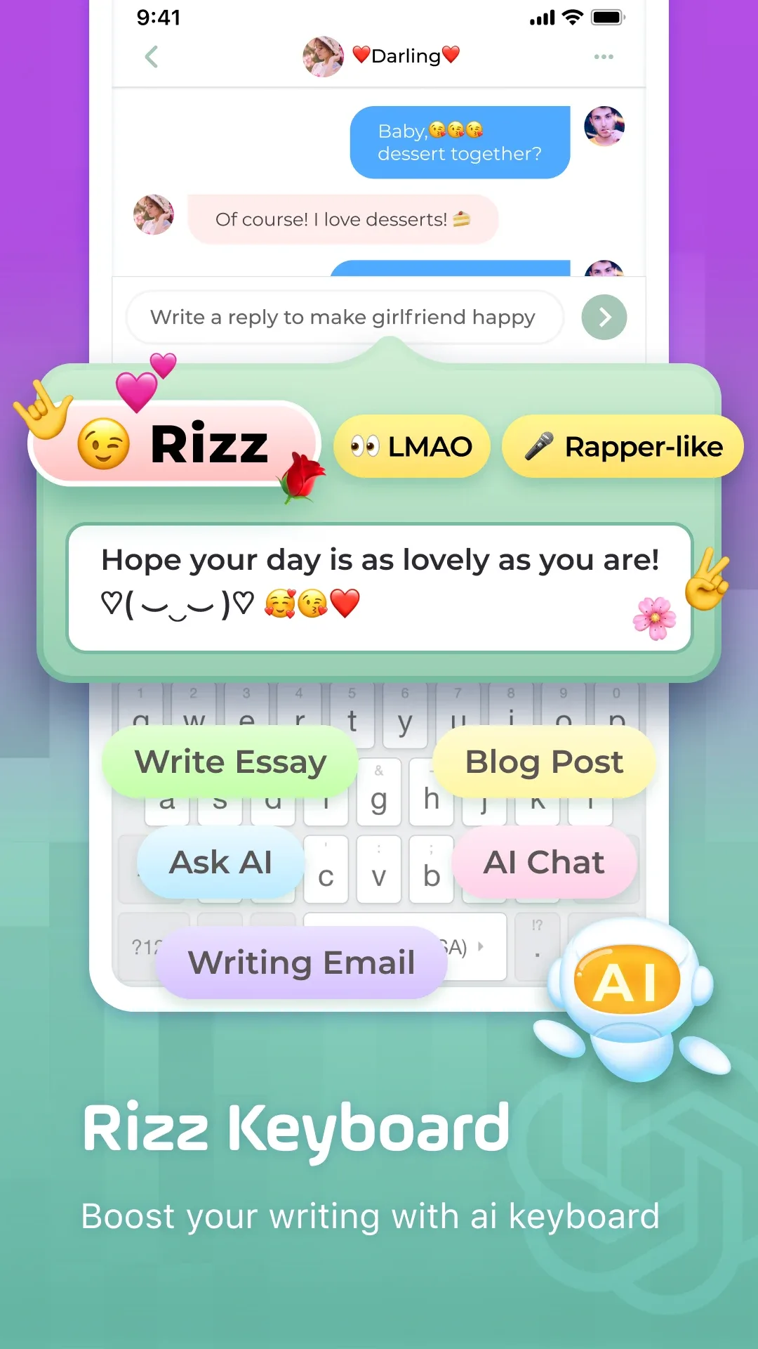 كيبورد ايموجي Facemoji مهكر مهكر — لقطة 2