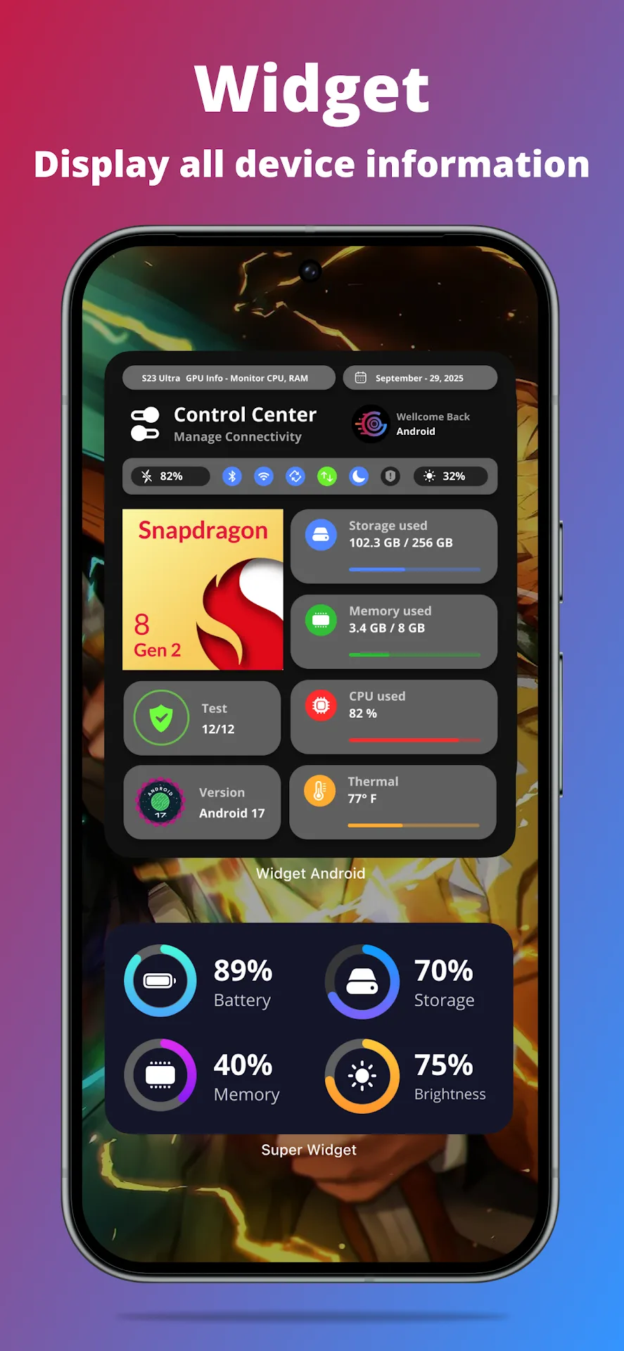برنامج مراقبة CPU وذاكرة CP مهكر مهكر — لقطة 1