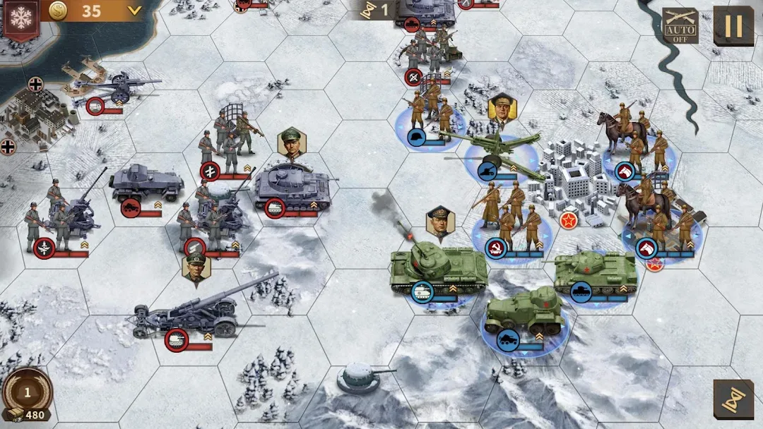 Glory of Generals 3 MOD APK — Screenshot 2