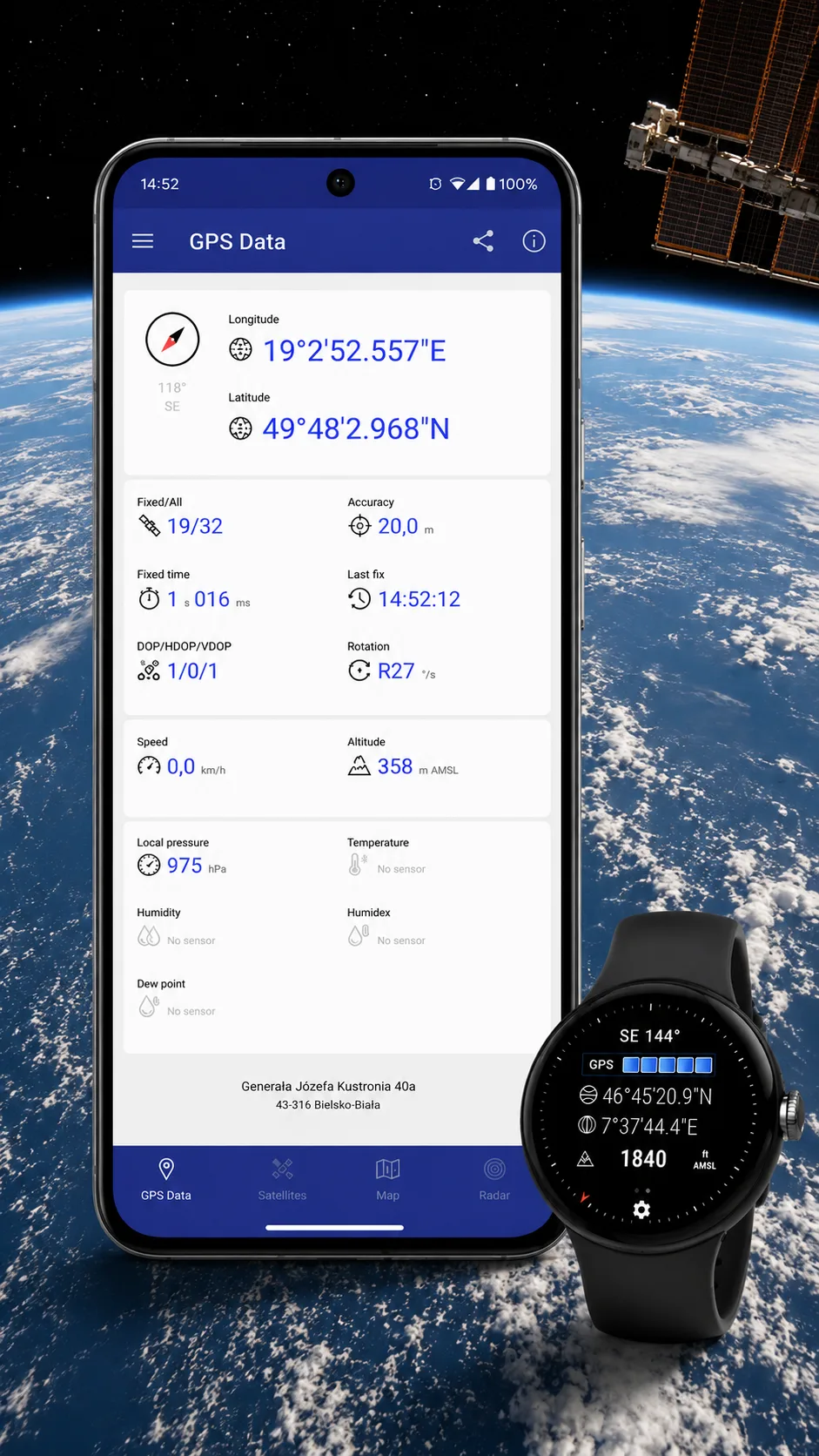 تطبيق بيانات GPS مهكر مهكر — لقطة 2