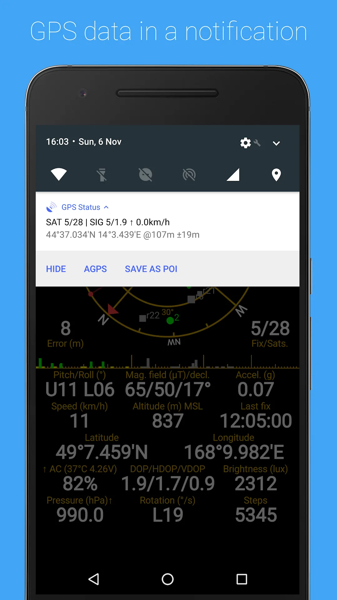 GPS Status MOD Location App — Screenshot 2