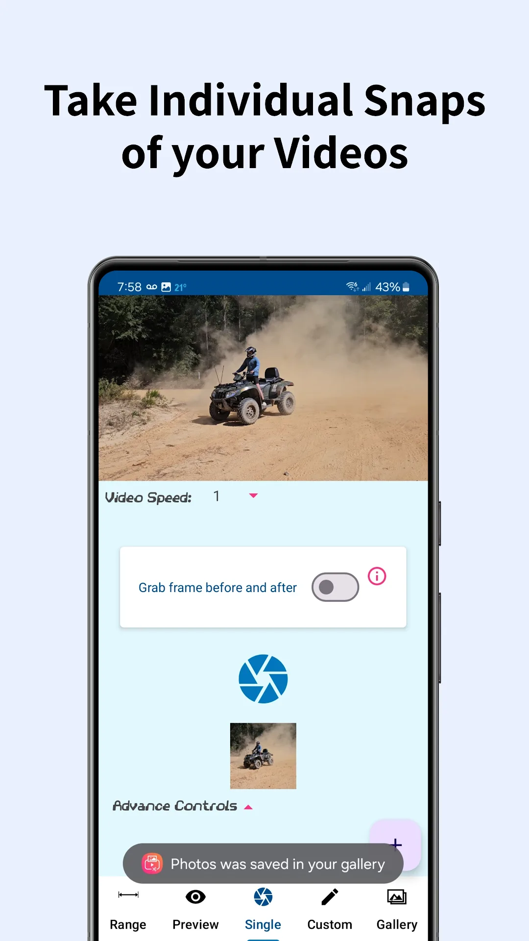 تنزيل تطبيق Grab Photos From Videos مهكر للأندرويد APK آخر إصدار 2026 مجانا مهكر — لقطة 2