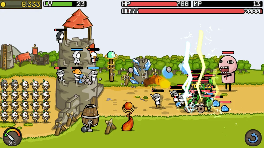 Grow Castle مهكرة مهكرة — لقطة 2