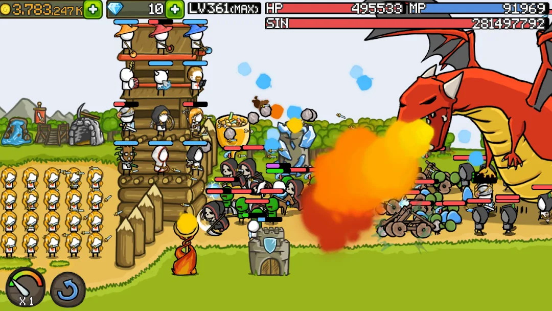 Grow Castle مهكرة مهكرة — لقطة 3