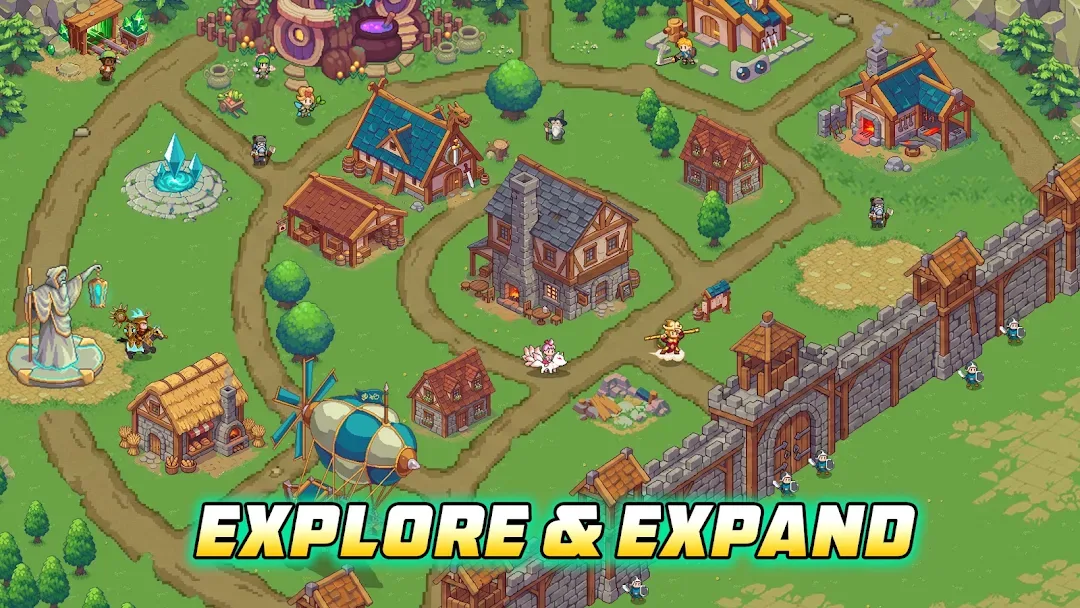 لعبة Guardian War RPG Pixel Games مهكرة مهكرة — لقطة 3