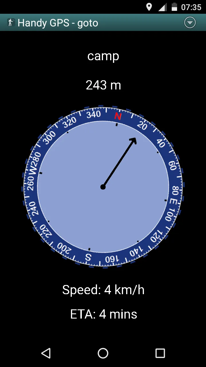 تطبيق Handy GPS Lite مهكر مهكر — لقطة 2