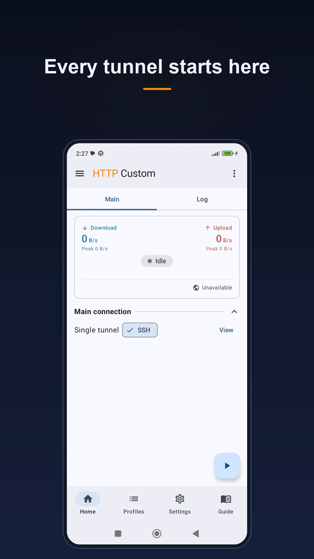 برنامج الكاستم Http Custom مهكر مهكر — لقطة 1