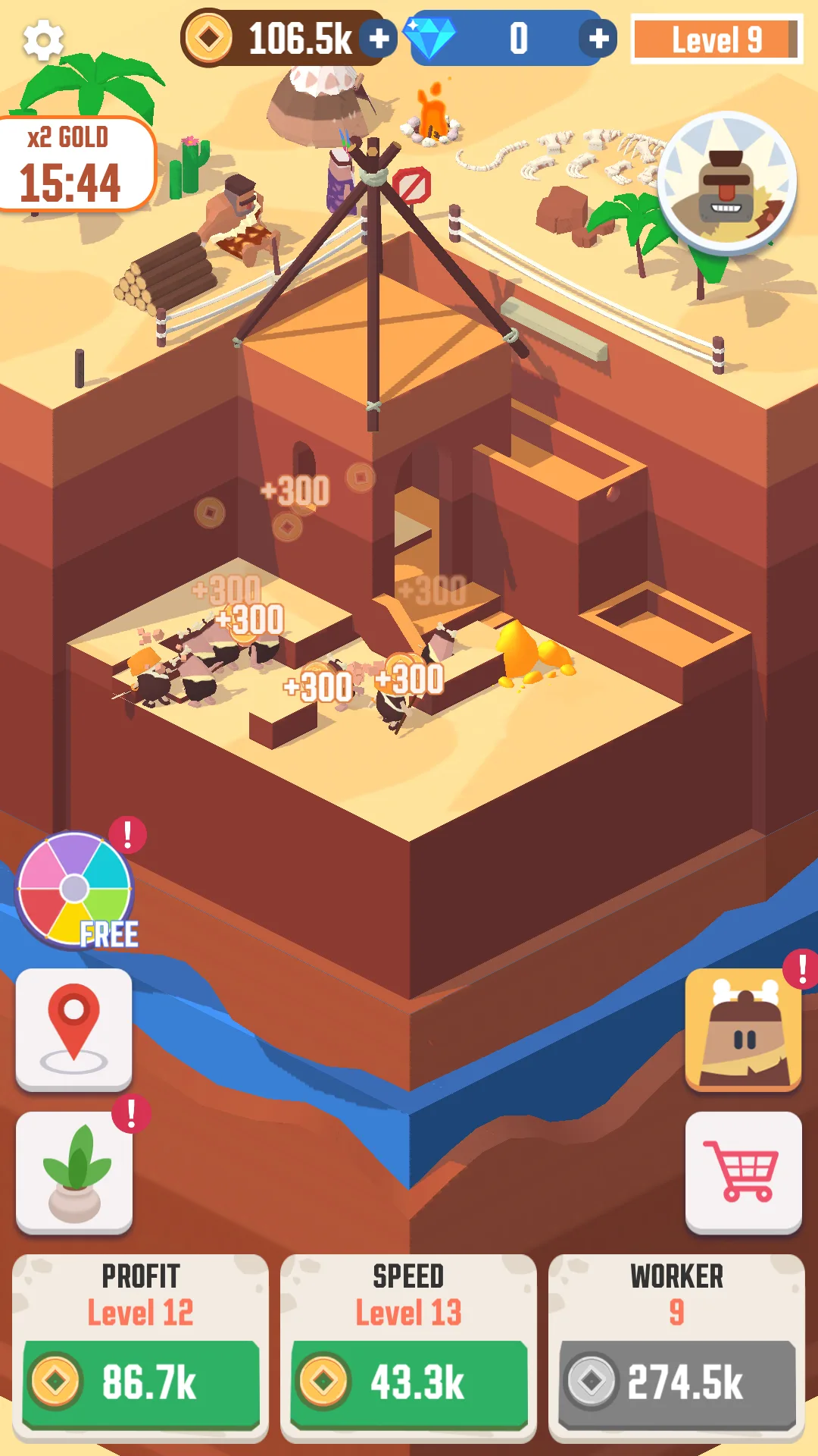 Idle Digging MOD APK — Screenshot 2
