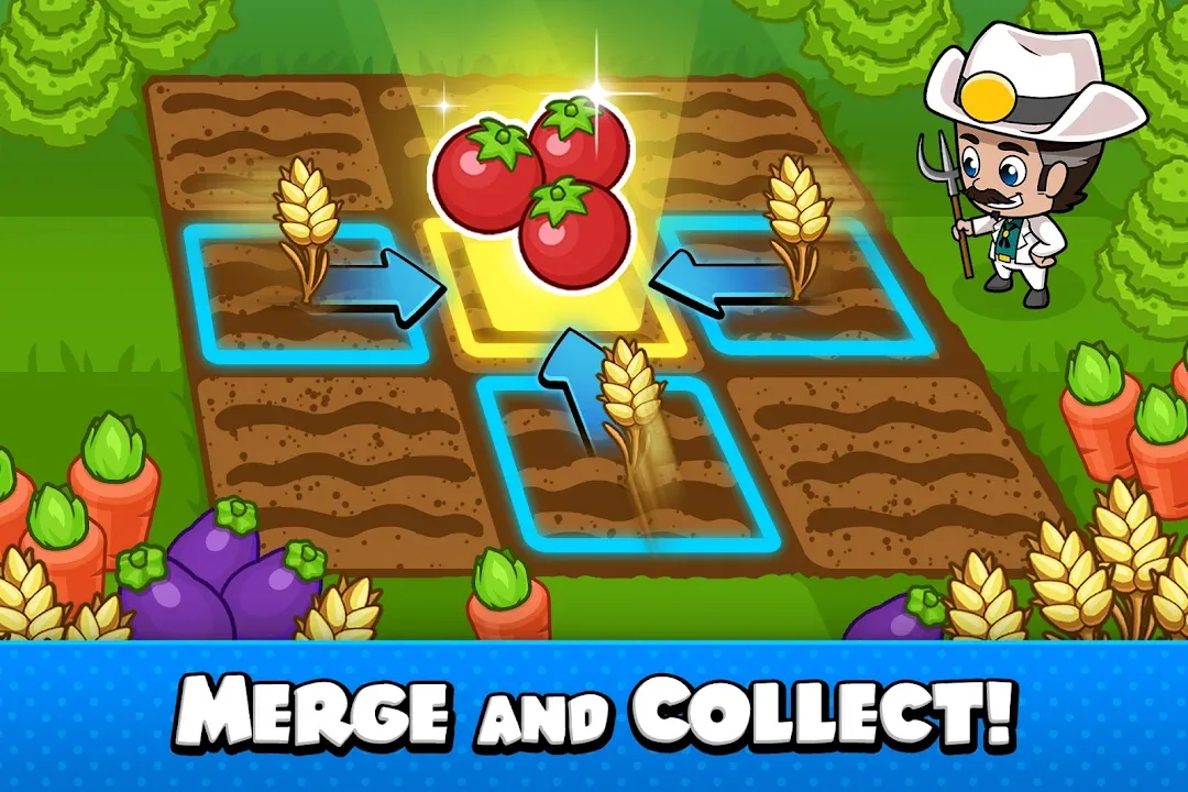 لعبة مزرعة Idle Farm Tycoon مهكرة مهكرة — لقطة 1