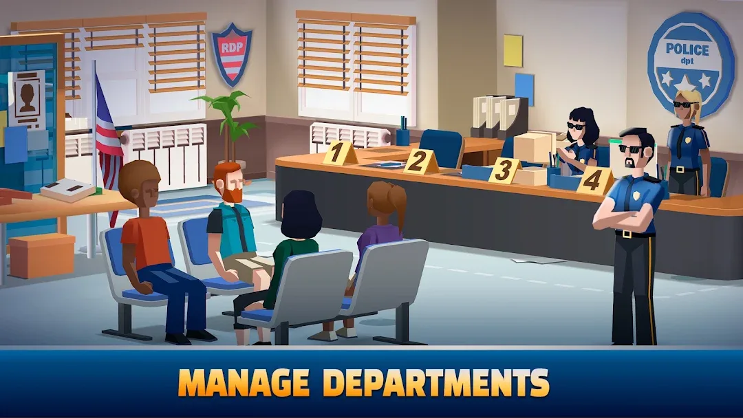Idle Police Tycoon MOD APK — Screenshot 2