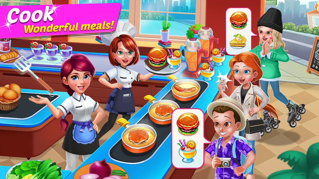 Kitchen Diary: Cooking games MOD APK — Screenshot 2