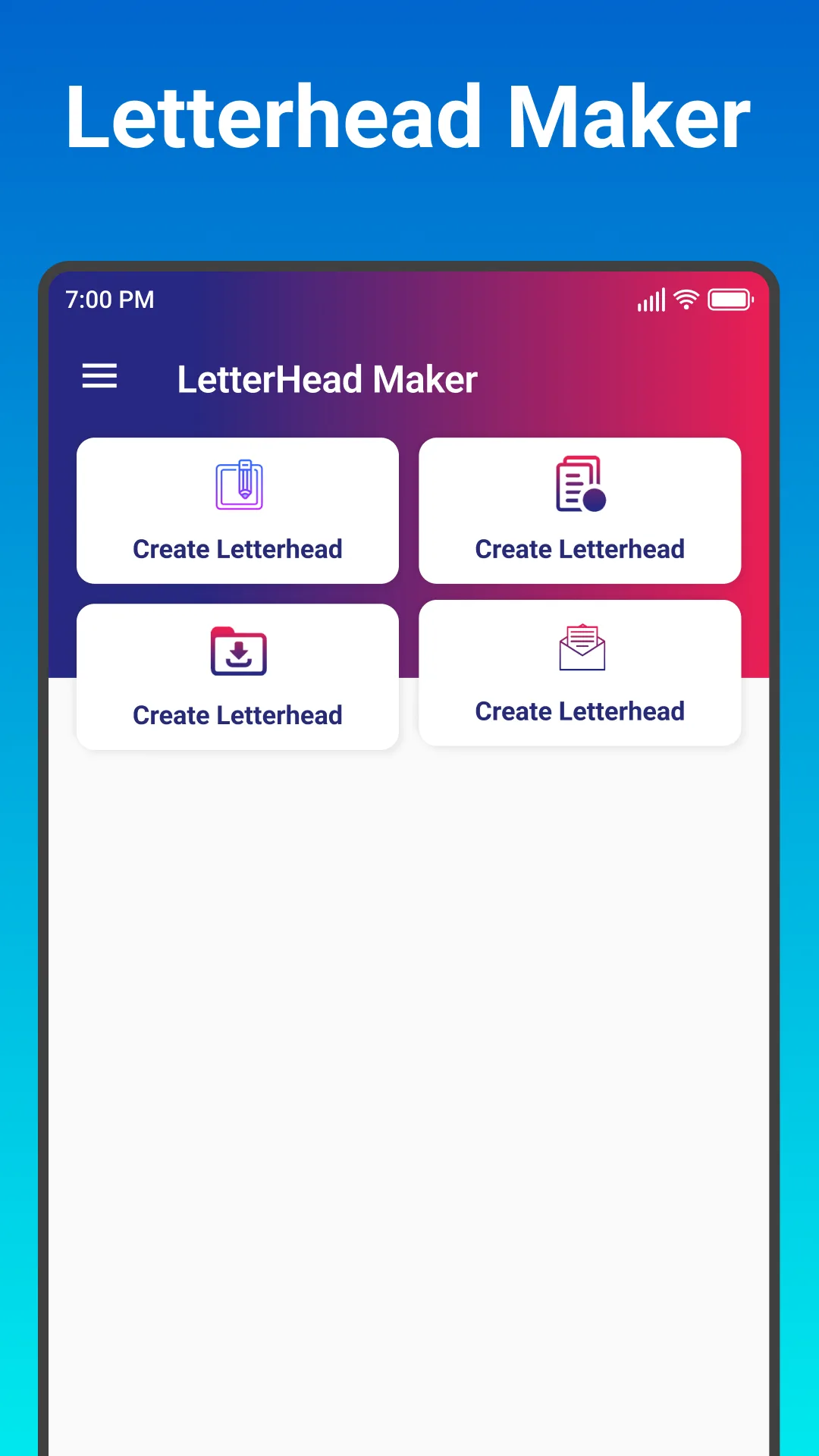 Letterhead Maker MOD APK — Screenshot 2