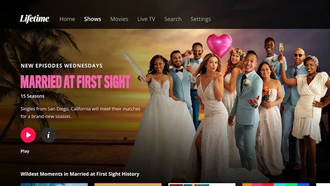 تطبيق Lifetime TV مهكر مهكر — لقطة 1