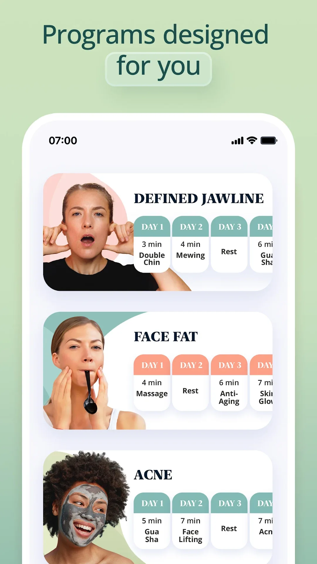 Luvly: Face Yoga & Exercise MOD APK — Screenshot 3