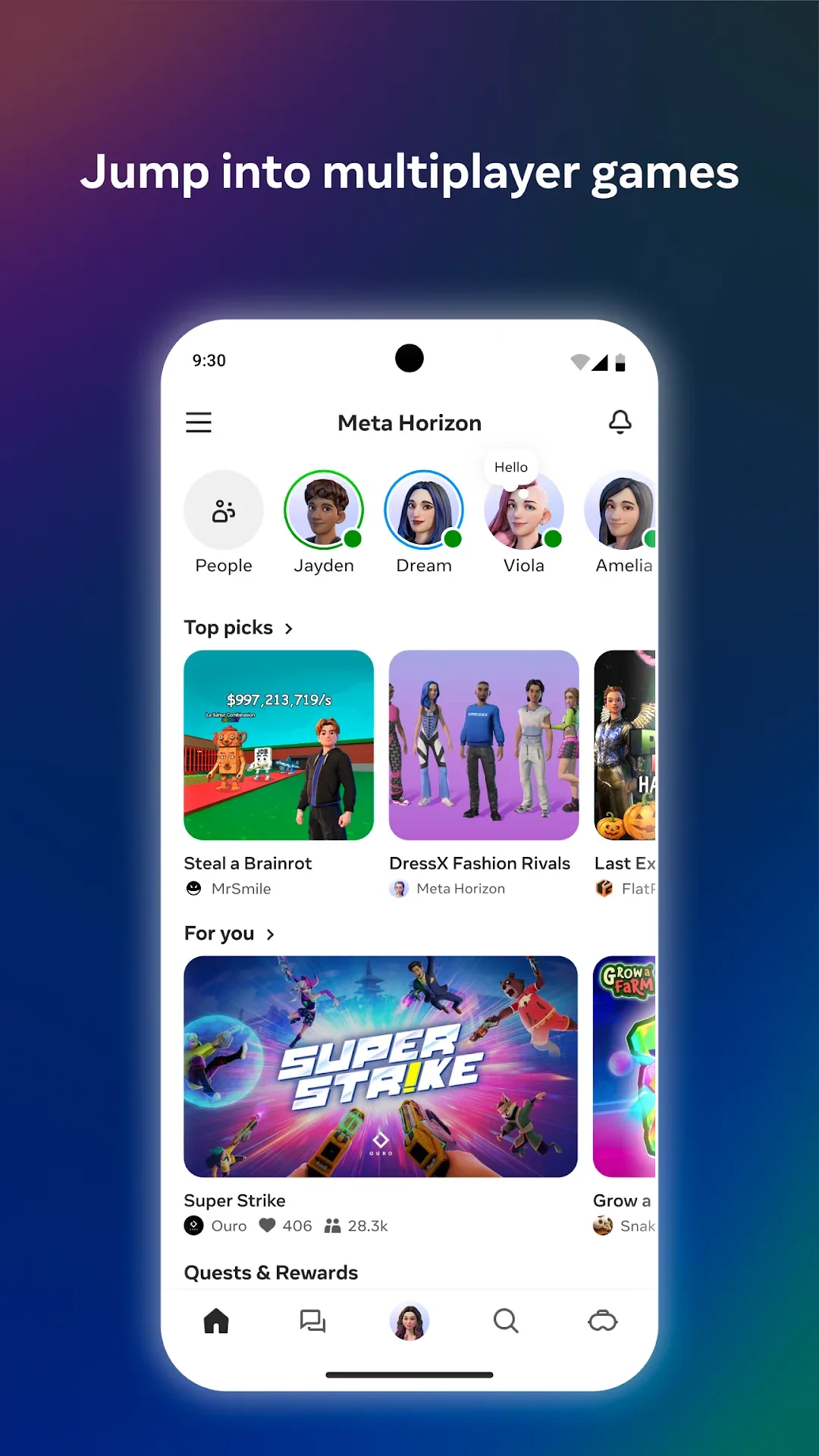 تطبيق Meta Horizon مهكر مهكر — لقطة 1