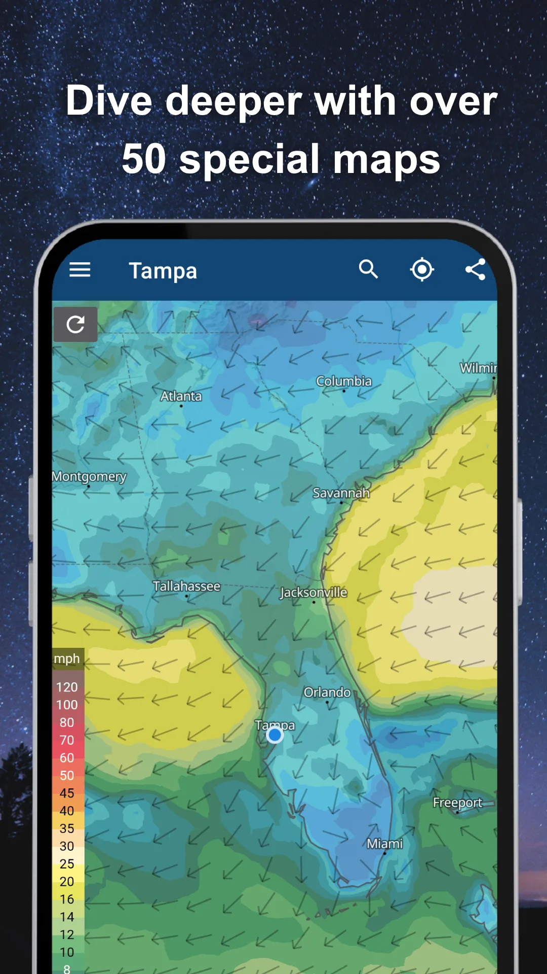 تطبيق Meteoblue مهكر مهكر — لقطة 3