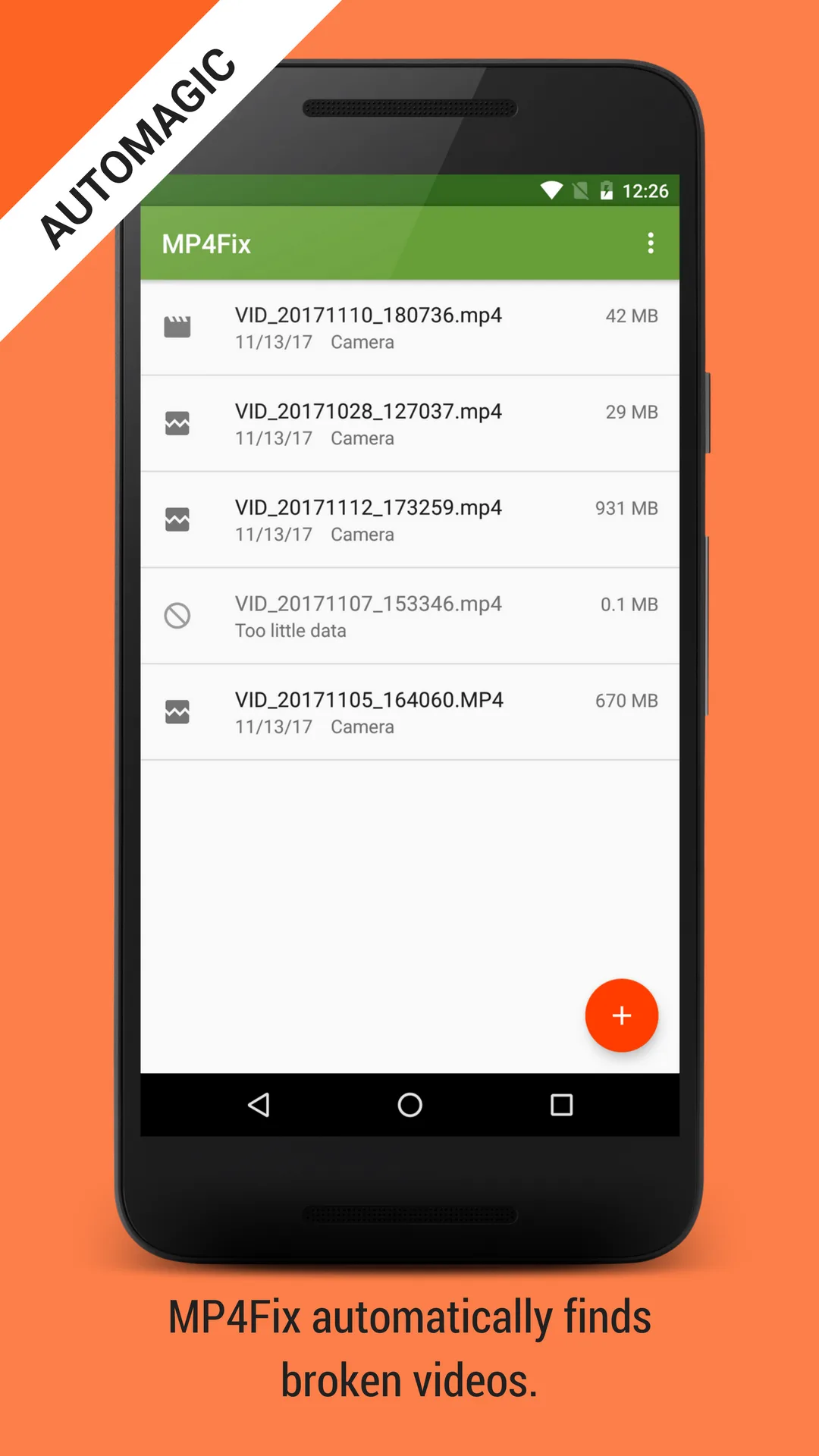 برنامج إصلاح الفيديو MP4Fix مهكر مهكر — لقطة 1