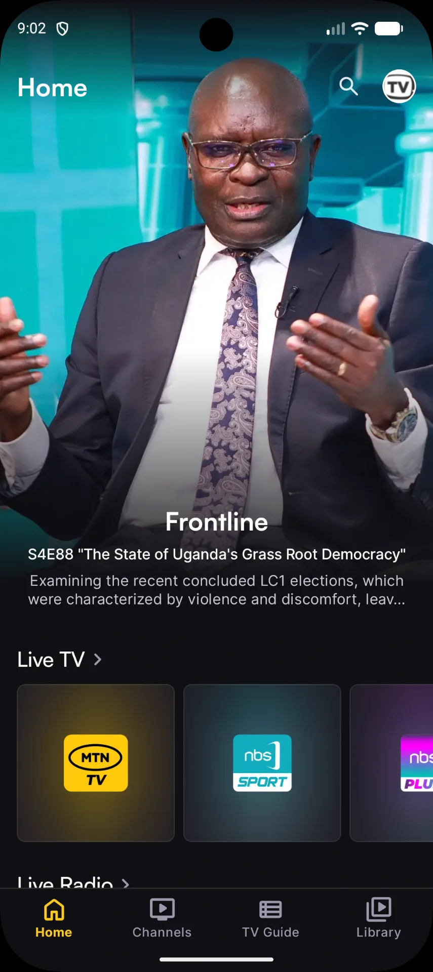 تطبيق MTN TV سوريا مهكر مهكر — لقطة 1