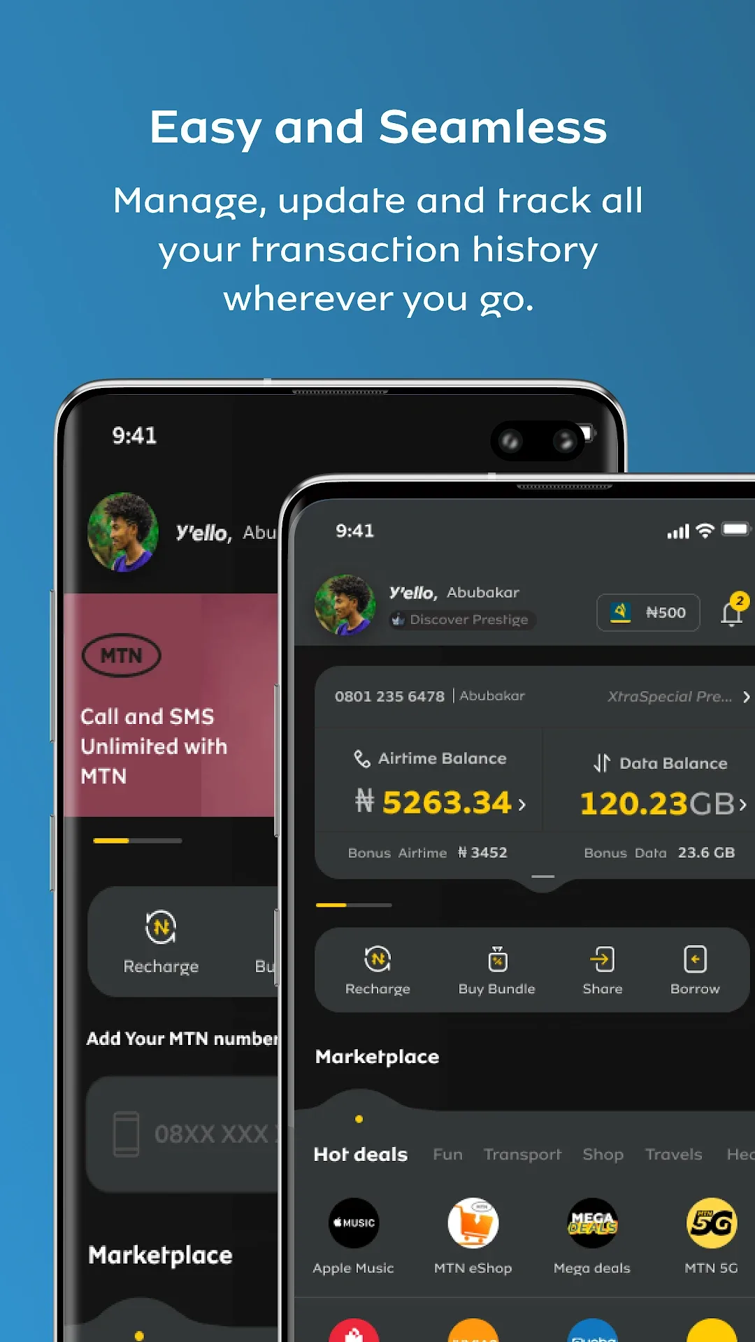 تطبيق My MTN سوريا مهكر مهكر — لقطة 2