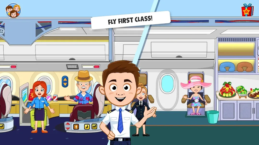 My Town Airport MOD APK — Screenshot 2